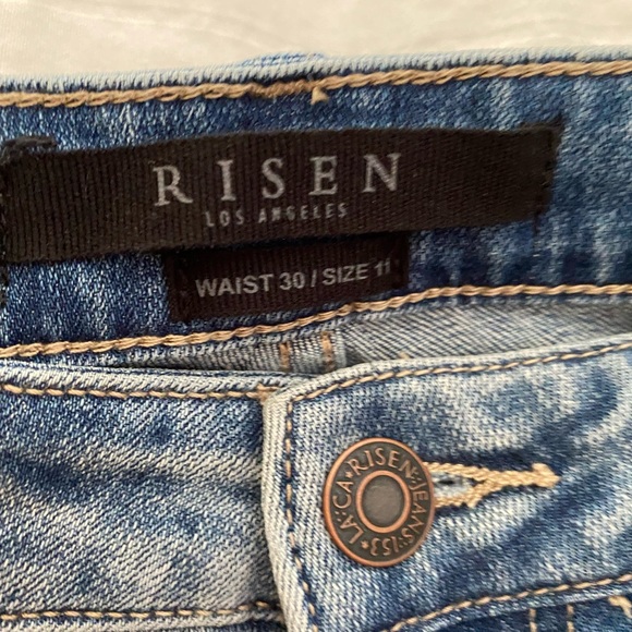 || Risen || Wide Leg Cropped Jeans - Picture 3 of 8